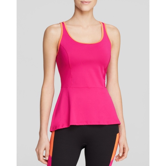 SPANX Tops - NWT Spanx Peplum Active Workout Tank
